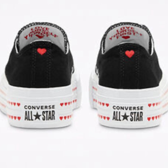Converse platforms ❤️ LOVE YOURSELF FIRST - Picture 7 of 16